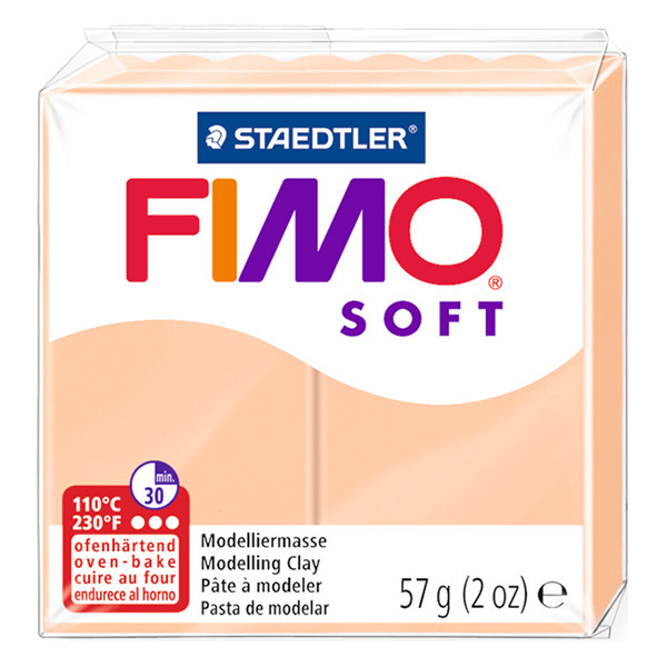 Staedtler Fimo soft pâte à modeler 57g - 43 beige 8020-43 424518 - 1