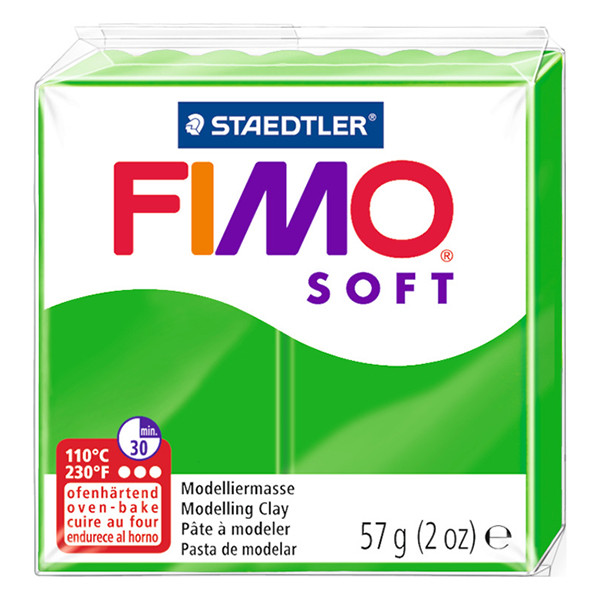 Staedtler Fimo soft pâte à modeler 57g - 53 vert tropical 8020-53 424552 - 1