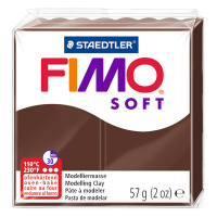 Staedtler Fimo soft pâte à modeler 57g - 75 chocolat 8020-75 424524