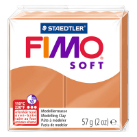 Staedtler Fimo soft pâte à modeler 57g - 76 cognac 8020-76 424526