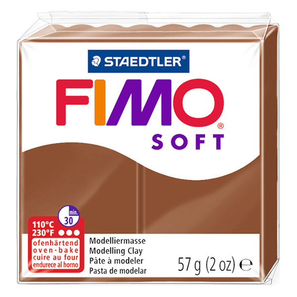 Staedtler Fimo soft pâte à modeler 57g - 7 caramel 8020-7 424520 - 1