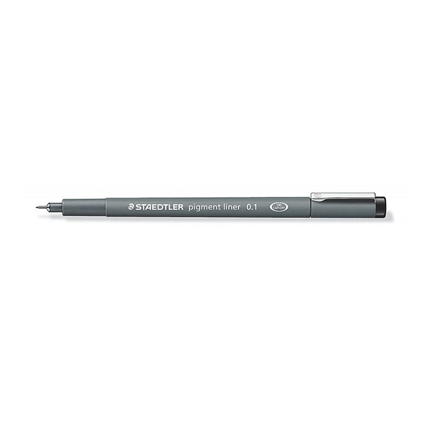 Staedtler Lumocolor 308 feutre à pointe fine (0,1 mm) - noir 30801-9 209630 - 1