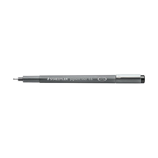 Staedtler Lumocolor 308 feutre à pointe fine (0,6 mm) - noir 30806-9 209635 - 1