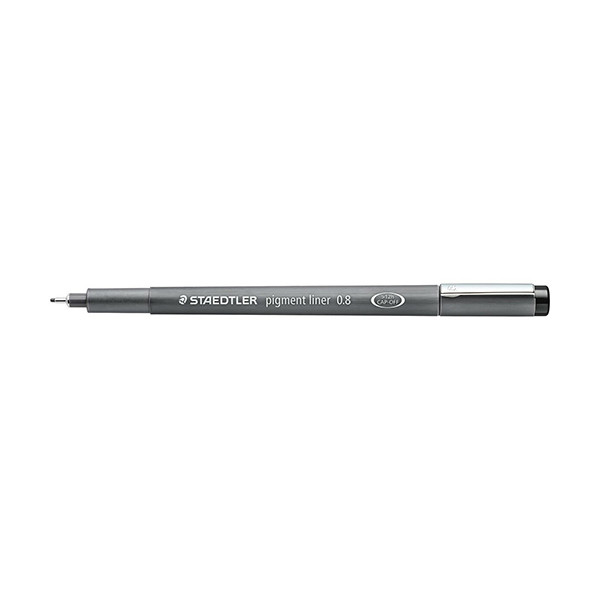 Staedtler Lumocolor 308 feutre à pointe fine (0,8 mm) - noir 30808-9 209637 - 1