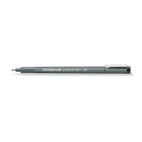 Staedtler Lumocolor 308 feutre à pointe fine (1 mm) - noir 30810-9 209638