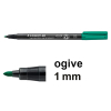 Staedtler Lumocolor 317 marqueur permanent (1 mm ogive) - vert