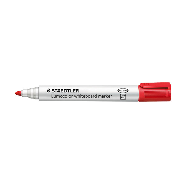 Staedtler Lumocolor 351 marqueur pour tableau blanc (2 mm ogive) - rouge 351-2 209619 - 1