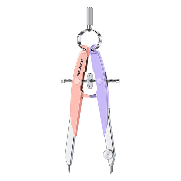 Staedtler Mars comfort 556 compas 154 mm - rose/lavande pastel 55600-PA2 209555 - 1