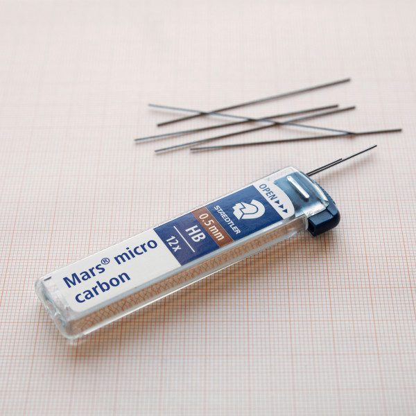 Staedtler Mars micro mine 0,5 mm (12 recharges) 209607 - 1