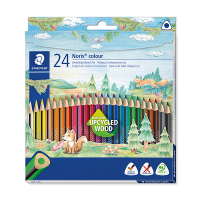 Staedtler Noris crayons de couleur triangulaires (24 pièces) 187C24 209573