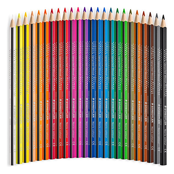 Staedtler Noris crayons de couleur triangulaires (24 pièces) 187C24 209573 - 2