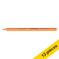 Offre : 12x Staedtler Textsurfer surligneur à sec triangulaire - orange