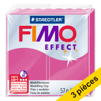 Offre : 3x Fimo effect pâte à modeler 57g - 286 rubis quartz