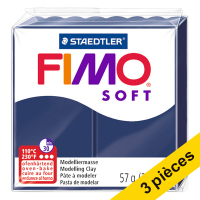 Offre : 3x Fimo soft pâte à modeler 57g - 35 bleu windsor