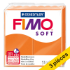 Offre : 3x Fimo soft pâte à modeler 57g - 42 mandarine 424672 - 1