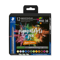 Staedtler Pigment Arts Nature Colours feutres pinceaux (12 pièces) 209666