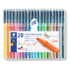 Staedtler Triplus color 323 feutres de coloriage triangulaires (20 pièces)