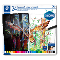 Staedtler super soft crayons de couleur (24 pièces) 149CM24 209568
