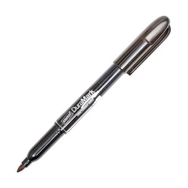 Staples DuraMark marqueur permanent 1,5 - 3 mm rond (10 pièces) - noir 068836 - 2