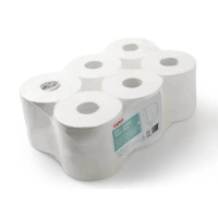 Staples Mini Jumbo papier toilette 2 plis 12 rouleaux 068842