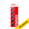 Offre : 10x Staples PowerX CR2032 piles bouton au lithium 5 pièces