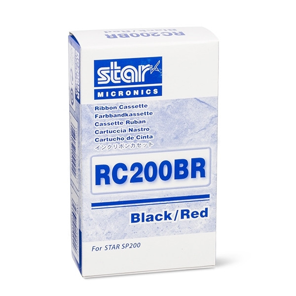 Star RC-200BR ruban encreur noir/rouge (d'origine) RC200BR 081015 - 1