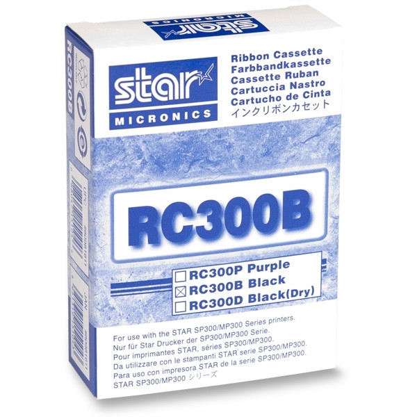 Star RC-300B ruban encreur noir (d'origine) RC300B 081000 - 1