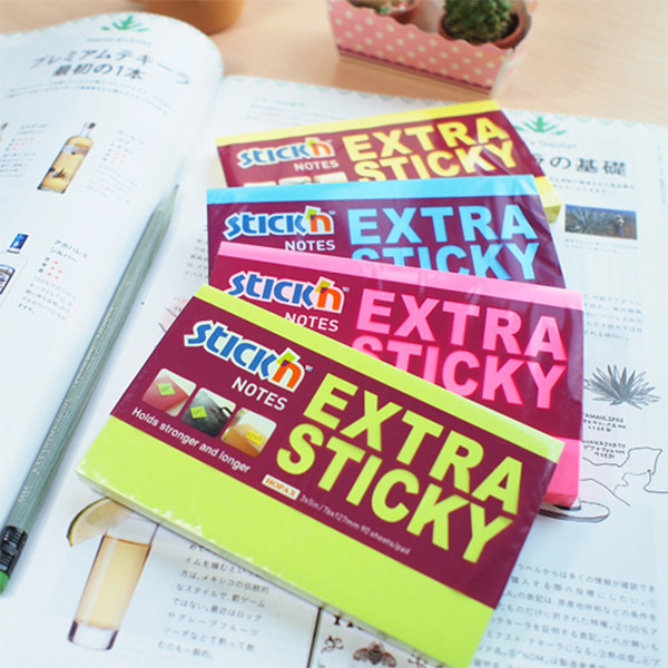 Stick'n ​​​​​​​Stick'n notes extra collantes 76 x 127 mm - vert 21676 201706 - 2