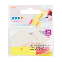 Stick'n Die-Cut flèches index 38 x 38 mm (20 onglets) - jaune/rouge 26062 201737