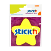 Stick'n Die-Cut notes forme étoile 70 x 70 mm (50 feuilles) - jaune fluo 21591 201846 - 1
