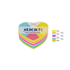 Stick'n Die-Cut notes forme cœur 61 x 70 mm (250 feuilles) - couleurs fluo 21836 201848 - 2