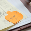 Stick'n Die-Cut notes forme pouce 70 x 70 mm (50 feuilles) - orange fluo 21178 201842 - 2