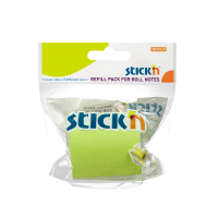 Stick'n Roll notes recharge 50 mm x 10 m - vert fluo