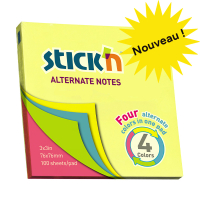 Stick'n bloc-notes 76 x 76 mm (100 feuilles) - fluo 201841