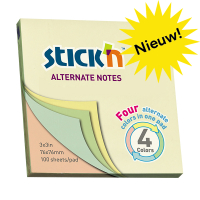 Stick'n bloc-notes 76 x 76 mm (100 feuilles) - pastel 21821 201840
