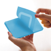 Stick'n bloc-notes bord adhésif 360 degrés 76 x 76 mm (100 feuilles) - bleu 21553 201753 - 2