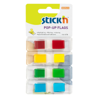 Stick'n index étroits assortis 45 x 12 mm (4 x 35 onglets) 26020 400890