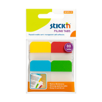 Stick'n index rigides 38 x 25 mm (4 x 20 onglets) 21607 201849
