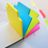 Stick'n marque-pages lignés 70,2 x 70,2 mm (100 feuilles) - couleurs variées fluo 21560 201748 - 3