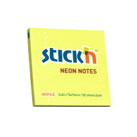 Stick'n notes 76 x 76 mm - jaune fluo 21133 201715