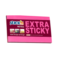 Stick'n notes extra collantes 76 x 127 mm (90 feuilles) - magenta 21675 201765