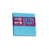 Stick'n notes extra collantes 76 x 76 mm - bleu 21673 201701