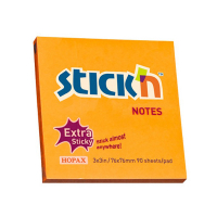 Stick'n notes extra collantes 76 x 76 mm - orange 21499 201703