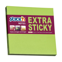 Stick'n notes extra collantes 76 x 76 mm - vert 201702
