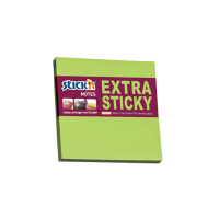 Stick'n notes extra collantes 76 x 76 mm - vert 21672 201702
