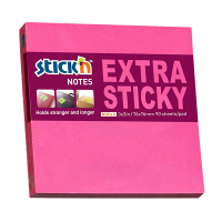 Stick'n notes extra collantes 76 x 76 mm (90 feuilles) - magenta 21671 201763