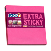 Stick'n notes extra collantes 76 x 76 mm (90 feuilles) - magenta 21671 201763 - 1