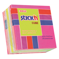 Stick'n notes repositionnables format mini 51 x 51 mm - rose fluo 21533 201745