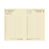 Success Senior agenda journalier avec répartition par demi-heure 2026 recharge (1 jour par page) 4 langues - crème 262587 - 2