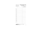 Success Standard agenda journalier avec répartition par demi-heure 2026 recharge (1 jour par page) 4 langues - blanc 262589 - 2